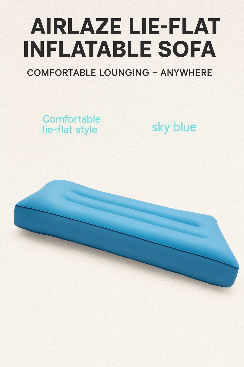 AirLaze™ 2-in-1 Inflatable Lounger Outdoor Comfort Redefined