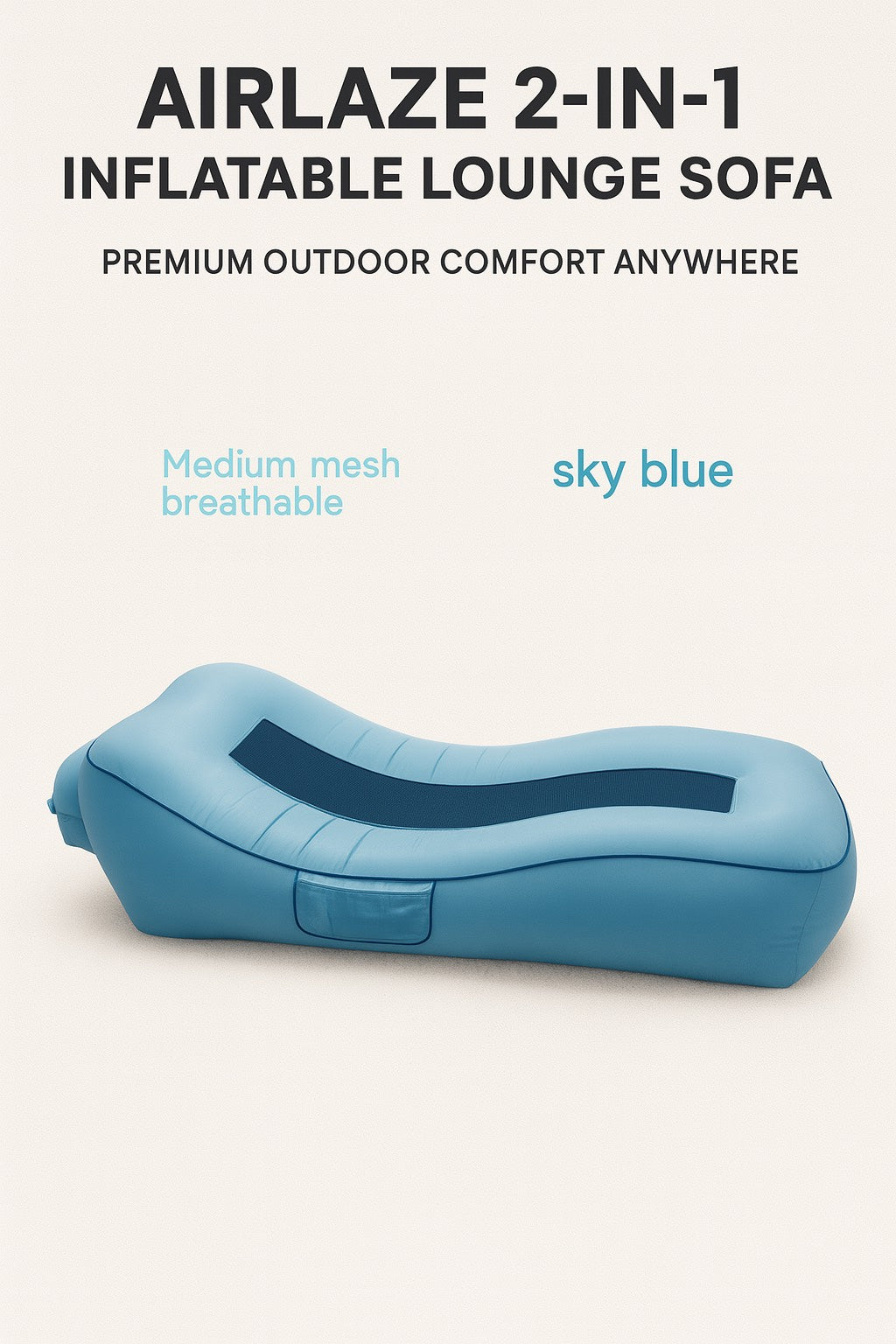 AirLaze™ 2-in-1 Inflatable Lounger Outdoor Comfort Redefined