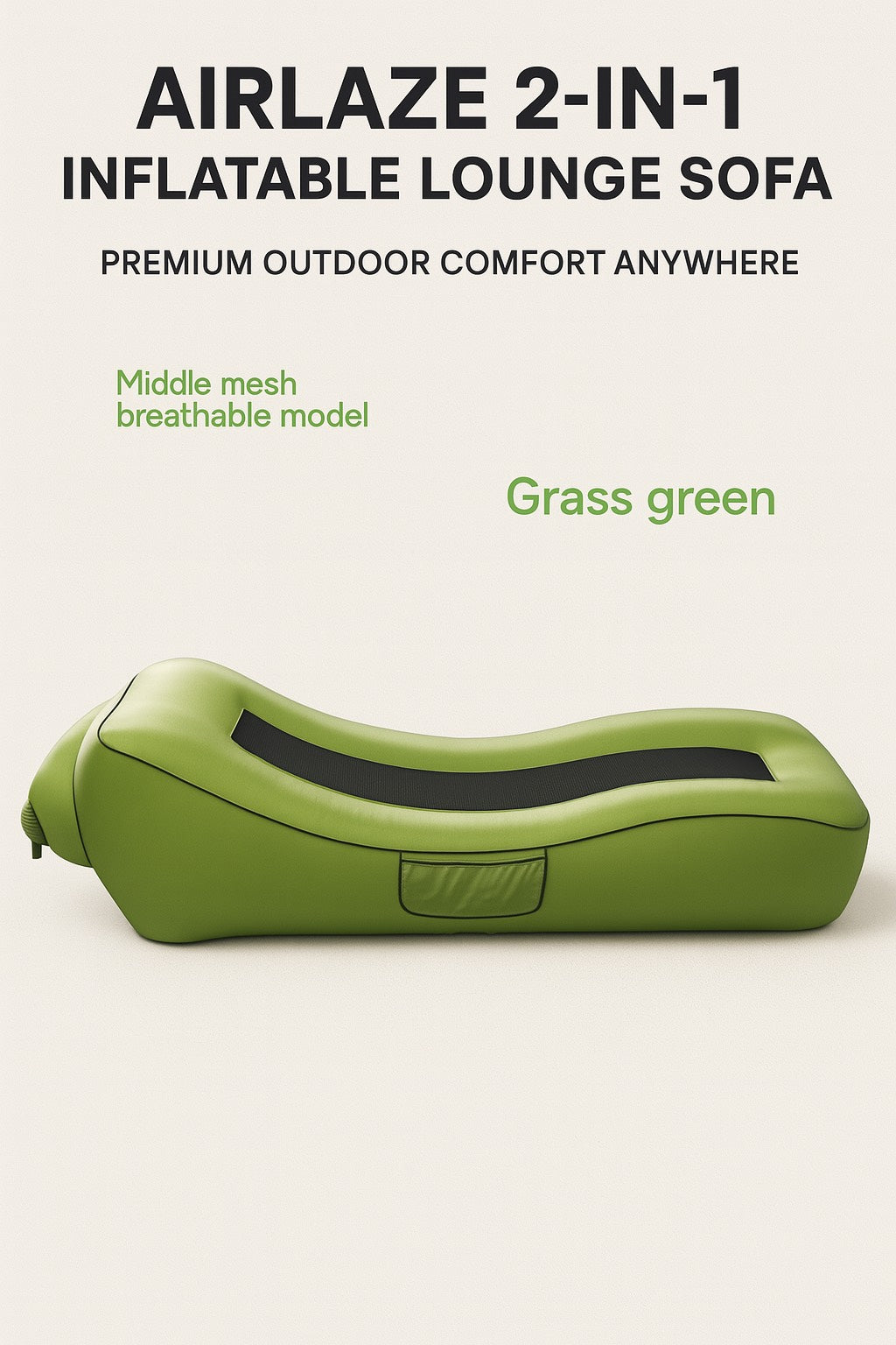 AirLaze™ 2-in-1 Inflatable Lounger Outdoor Comfort Redefined