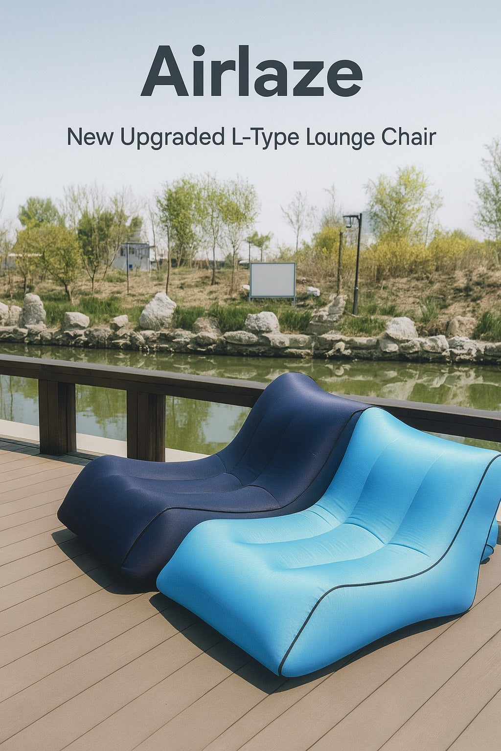 AirLaze™ 2-in-1 Inflatable Lounger Outdoor Comfort Redefined